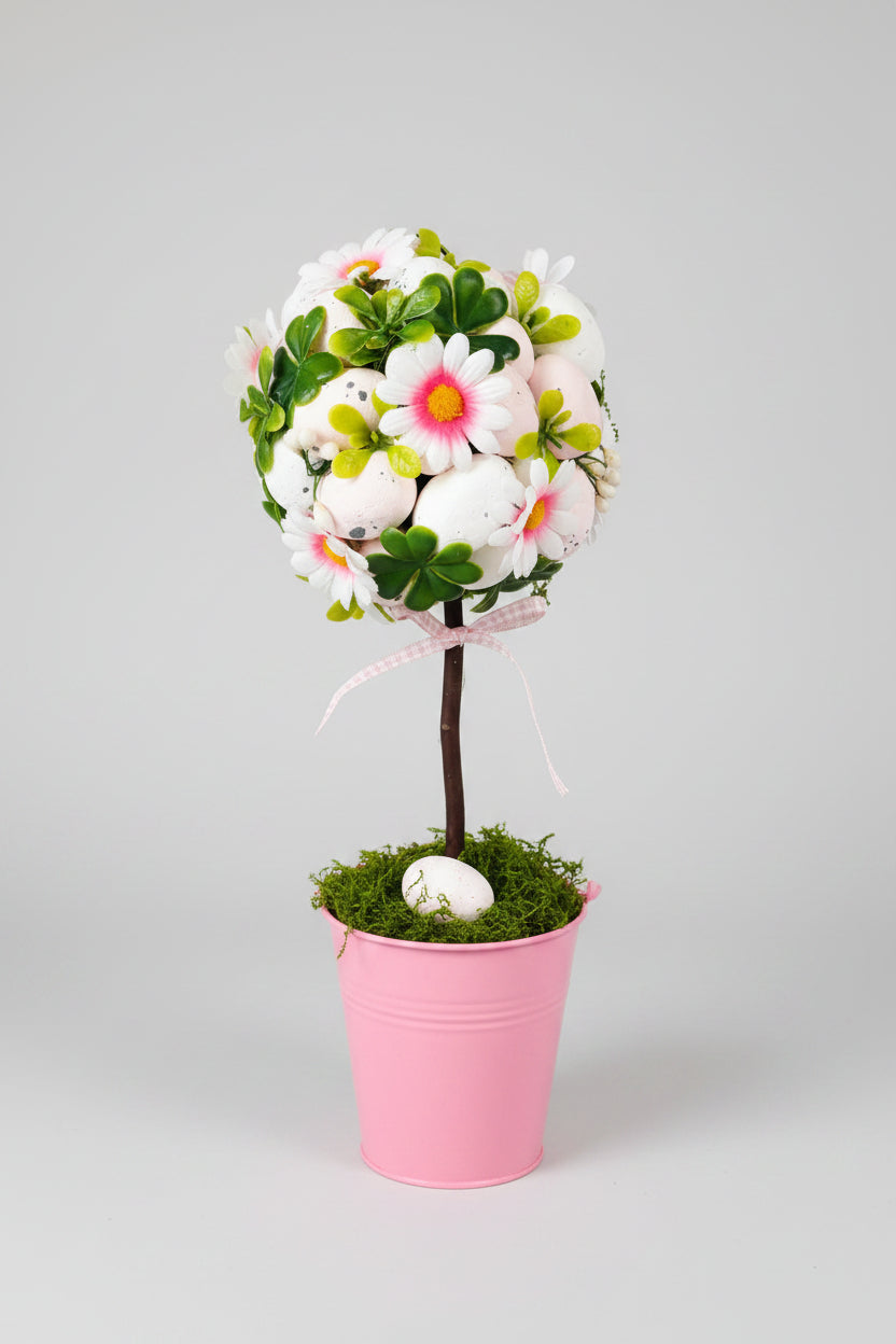 Easter Decor - Easter Egg Faux Topiaries - Choice of 3
