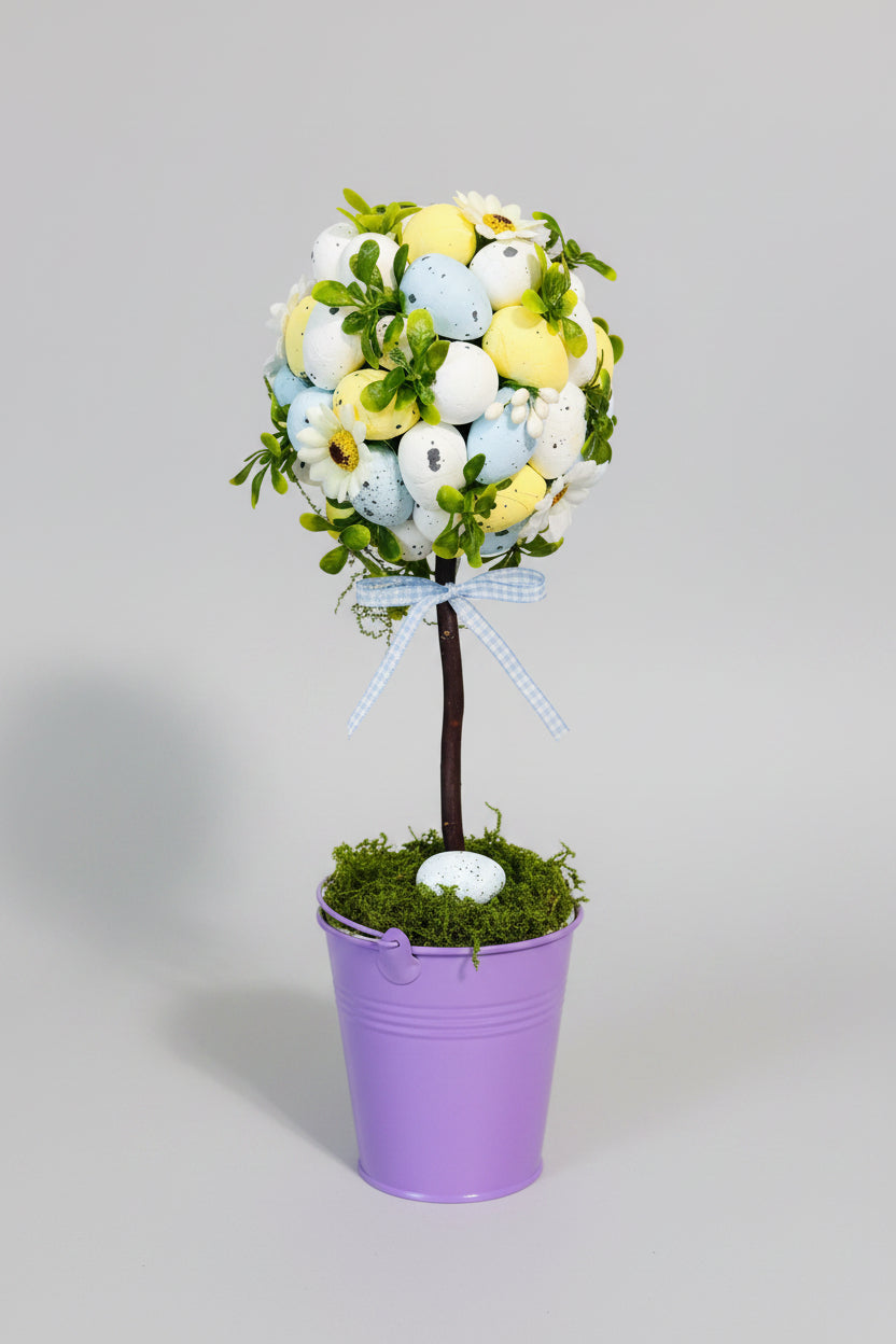 Easter Decor - Easter Egg Faux Topiaries - Choice of 3