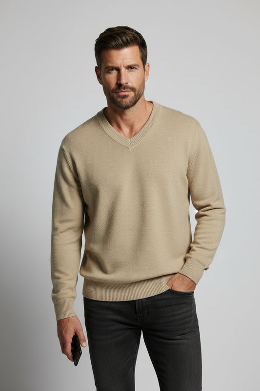 Sweater - Men's - A New Day - Soft Tan/Beige Knit - Size XXL