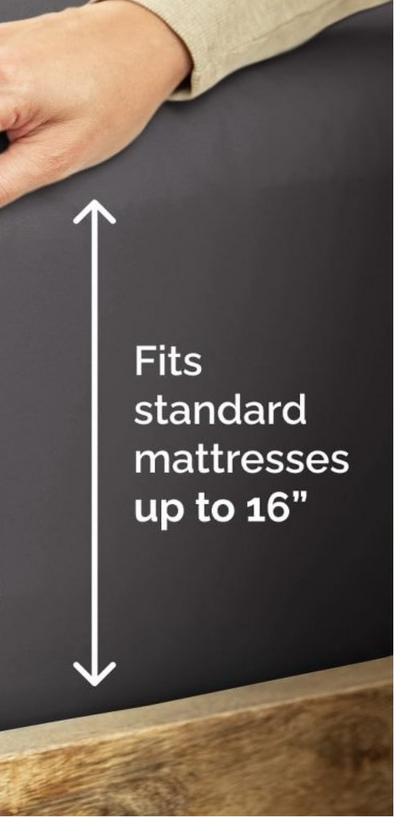 Bed Sheet - Dark Gray - Flat Top Only - King Size