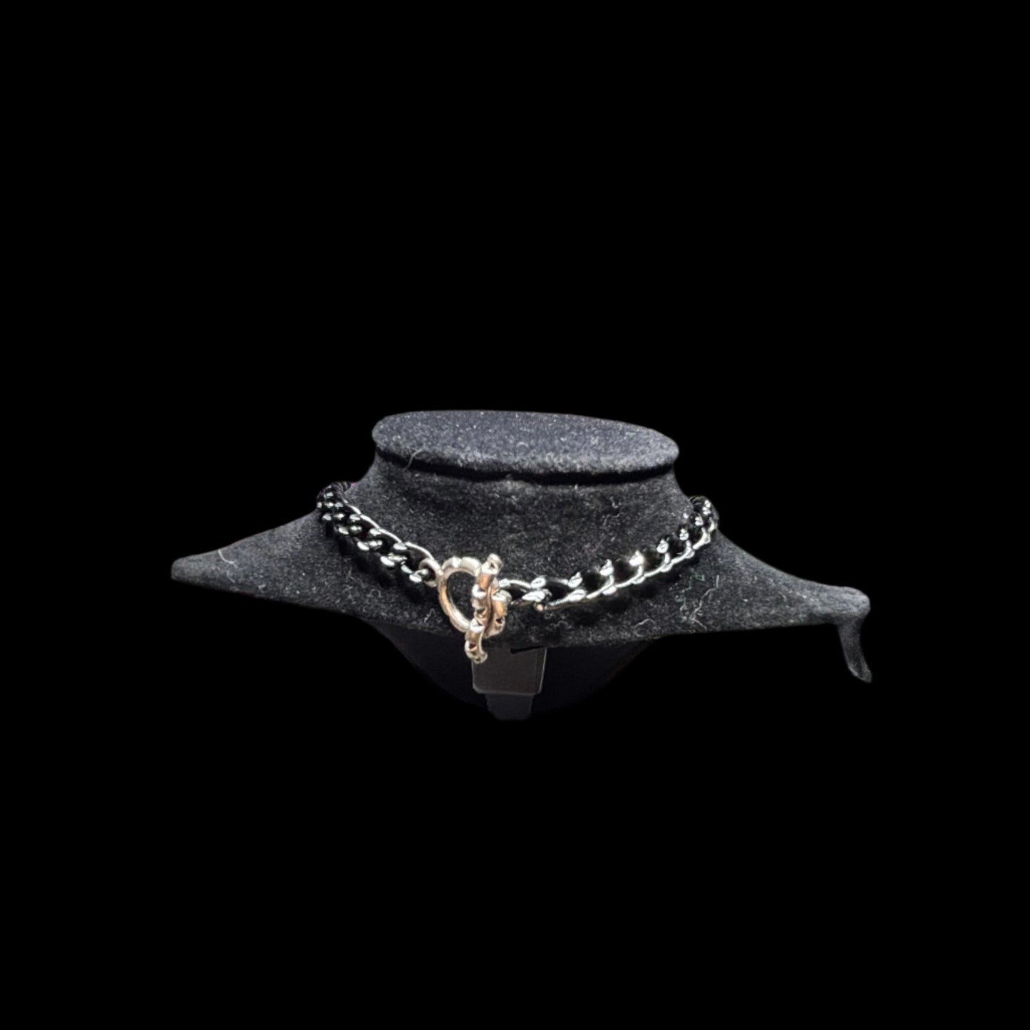 Necklace & Bracelet Set - Handmade - Beads and Chains