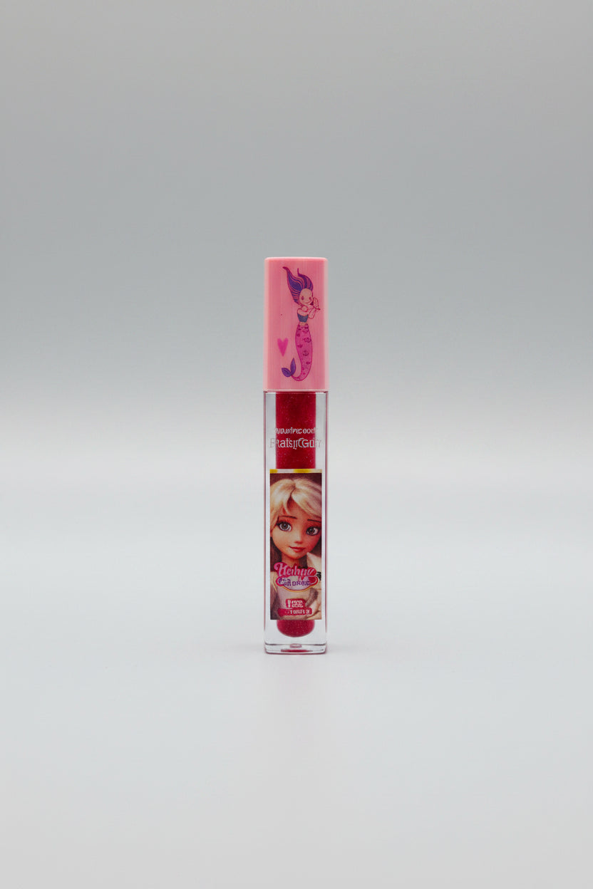 Lip Gloss - Romantic Rain - Mermaid - Glitter Pink