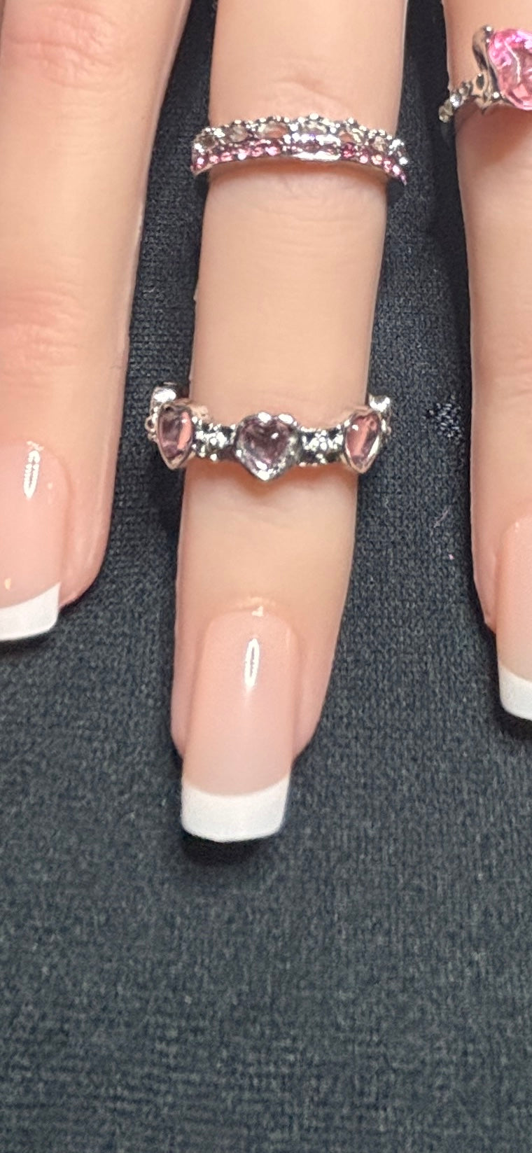 Ring - Pink Passion - Silvertone