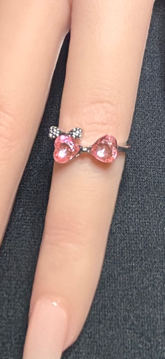 Ring - Pink Passion - Silvertone