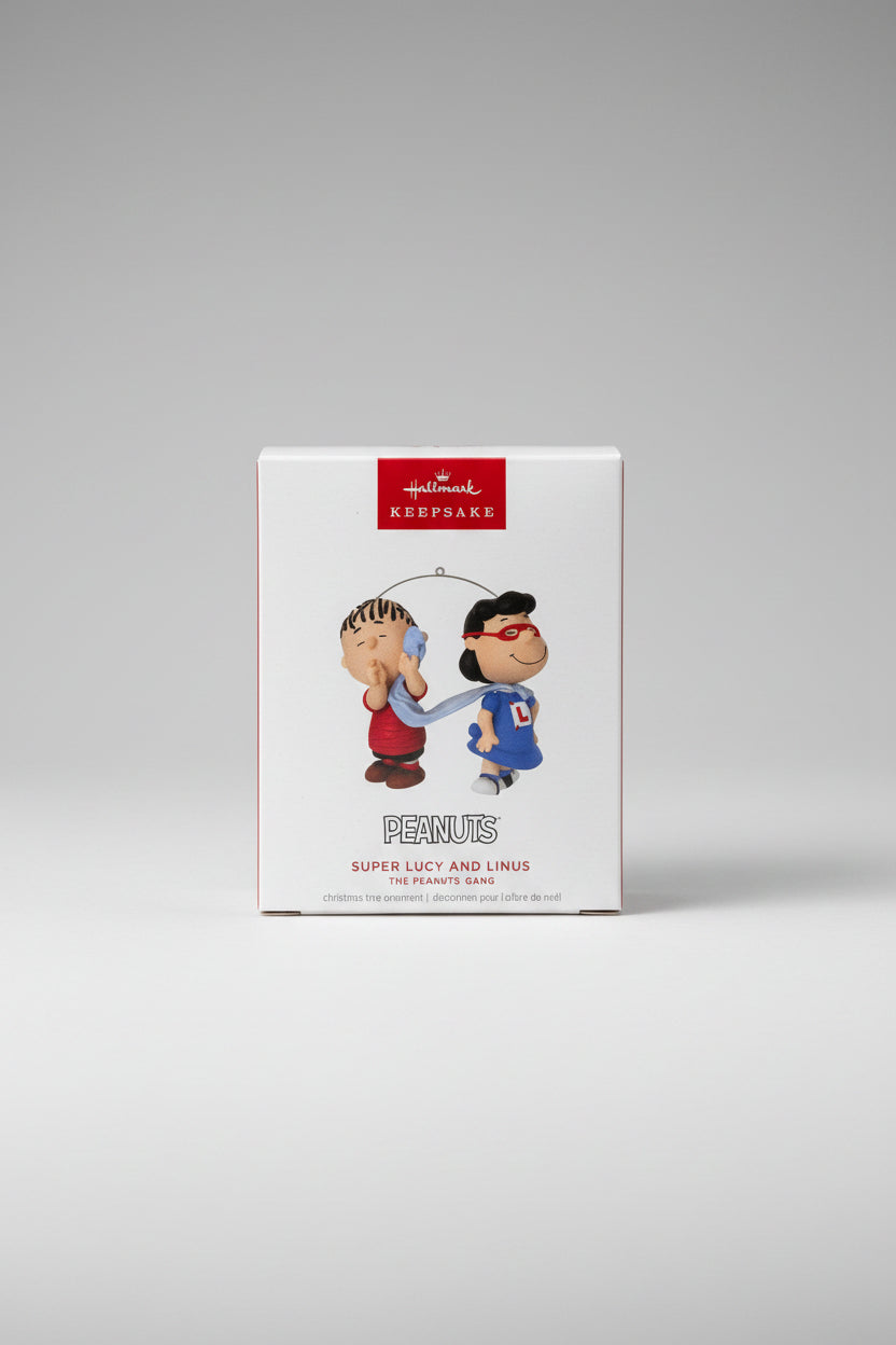 Ornament - Hallmark Keepsake - Peanuts - Super Lucy and Linus - #1067