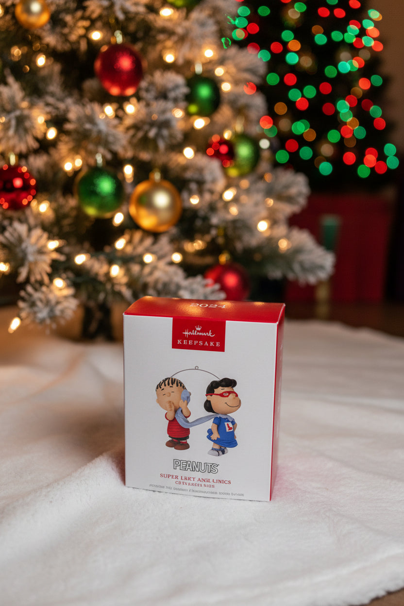 Ornament - Hallmark Keepsake - Peanuts - Super Lucy and Linus - #1067