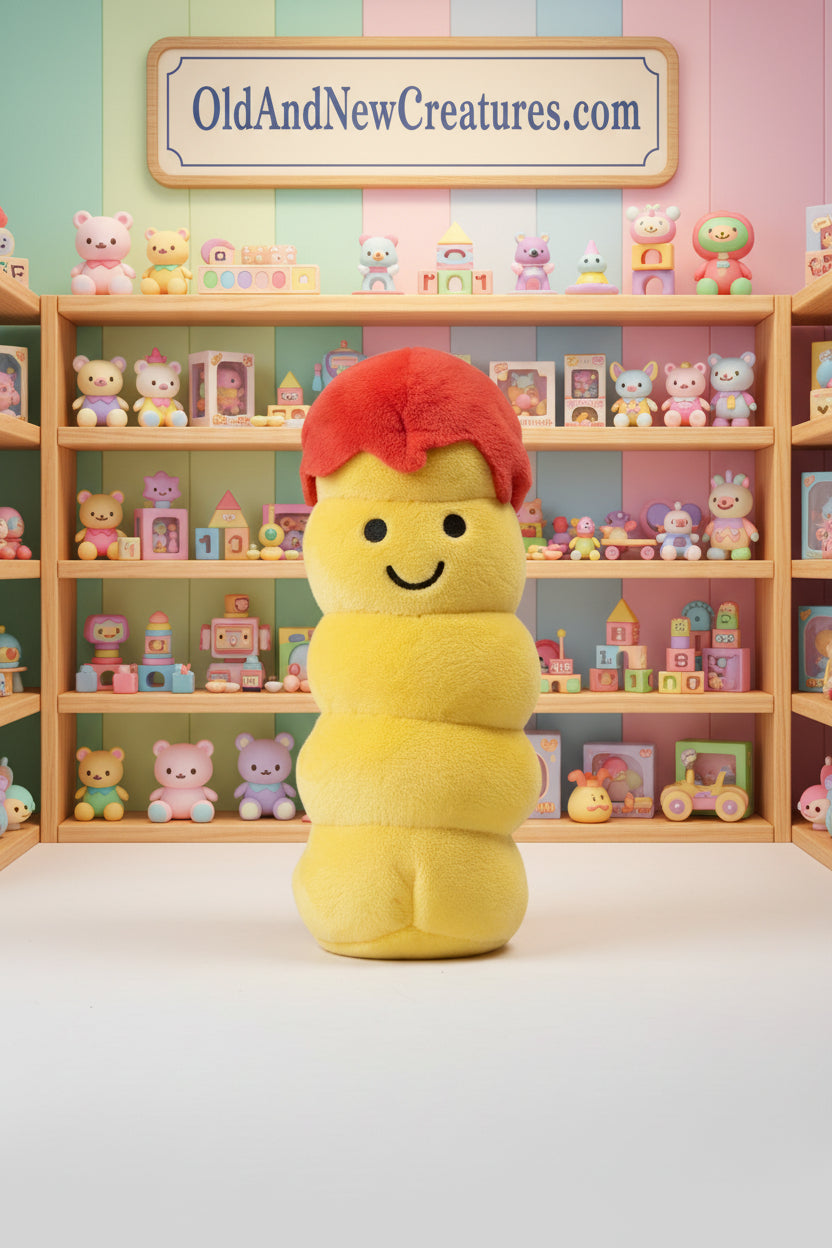 Stuff Toy - Ore Ida - French Fry with a Ketchup Cap - 6"