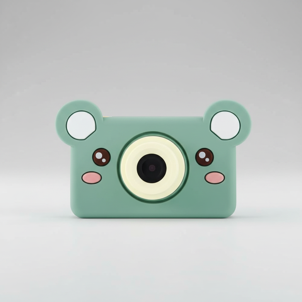 Digital Camera - For Kids - Kidamento - Model C - Bear