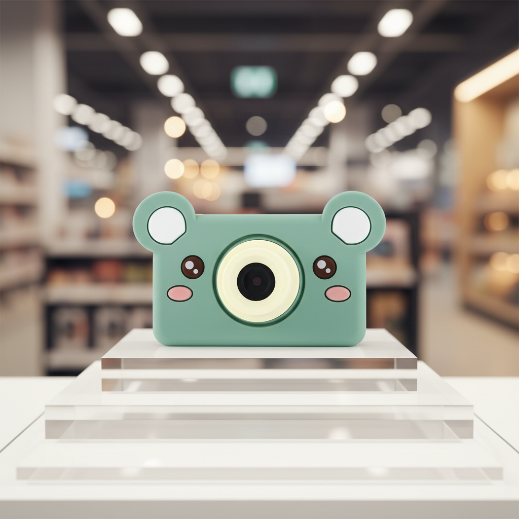 Digital Camera - For Kids - Kidamento - Model C - Bear