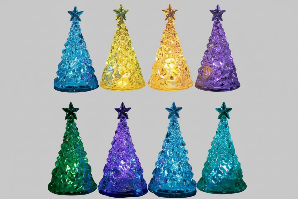 LED Crystal Christmas Tree Light