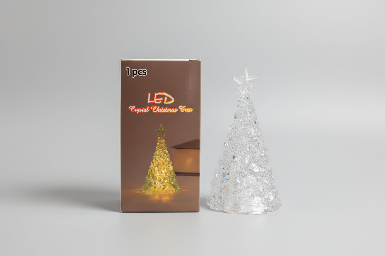 LED Crystal Christmas Tree Light