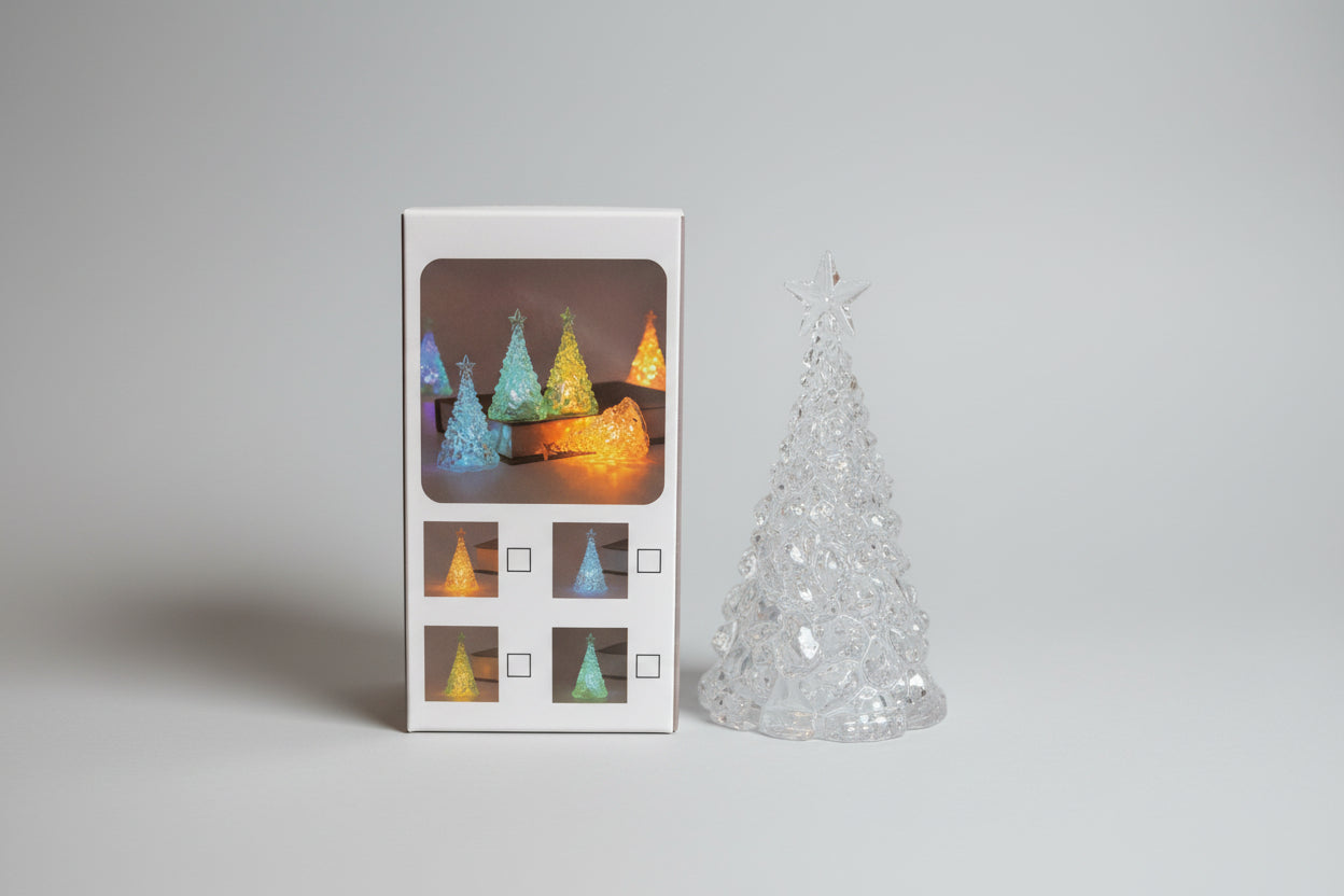 LED Crystal Christmas Tree Light