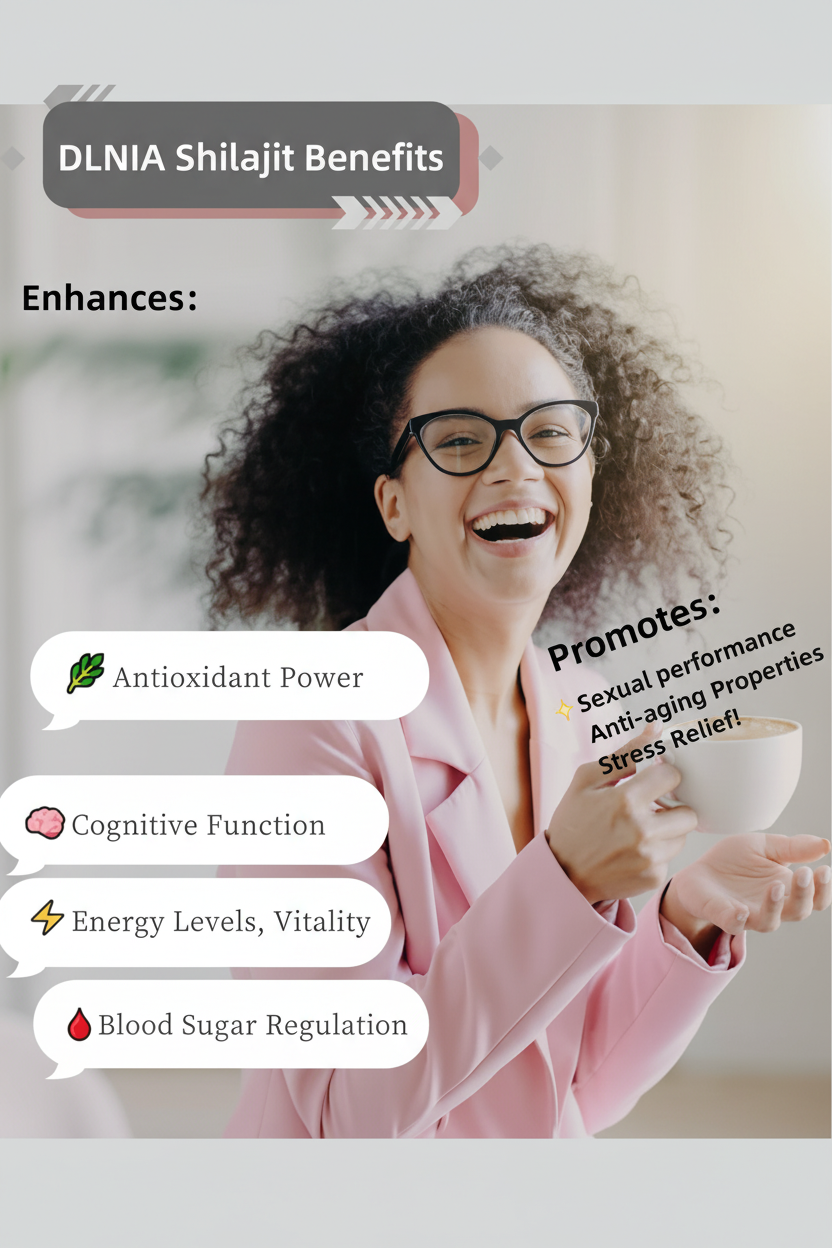 DLNIA - Pure Himalayan - Shilajit - Premium Resin Supplement