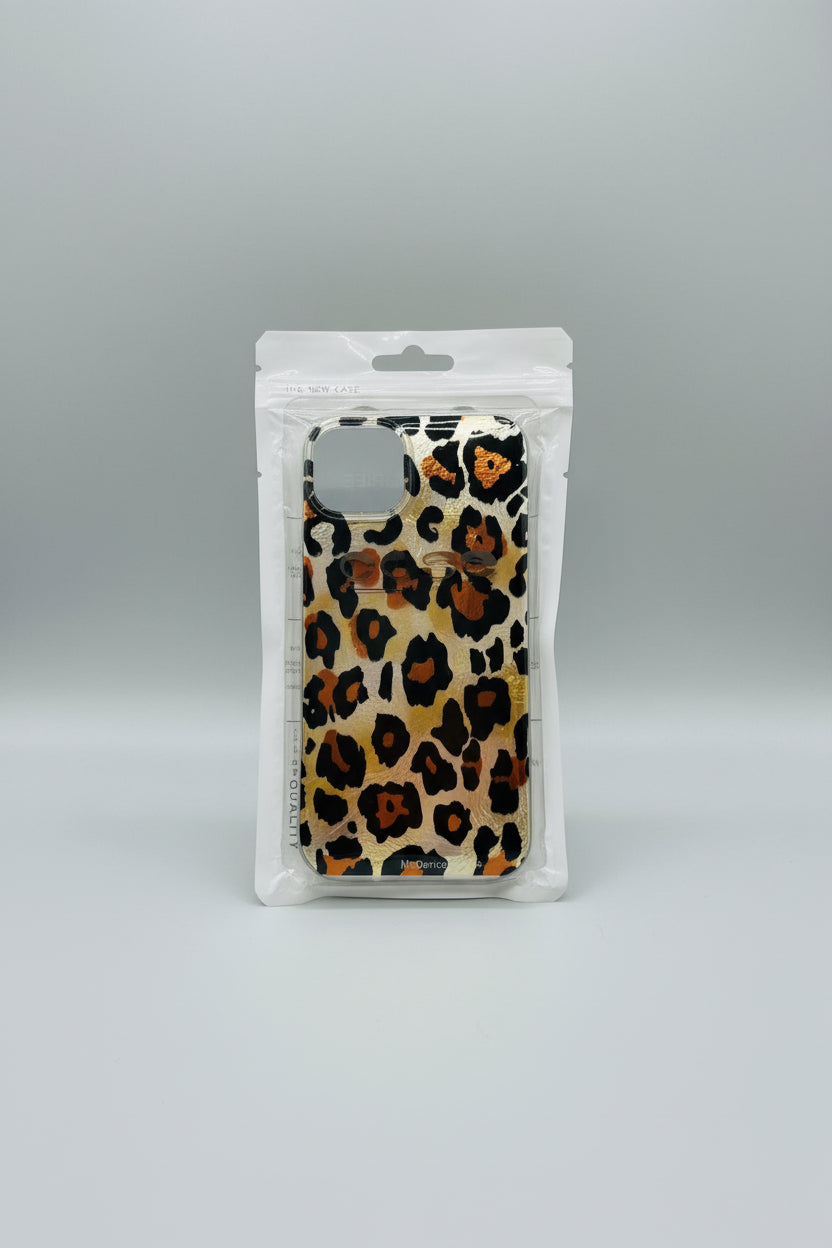 IPhone 14 Plus Case - Iridescent Leopard Print
