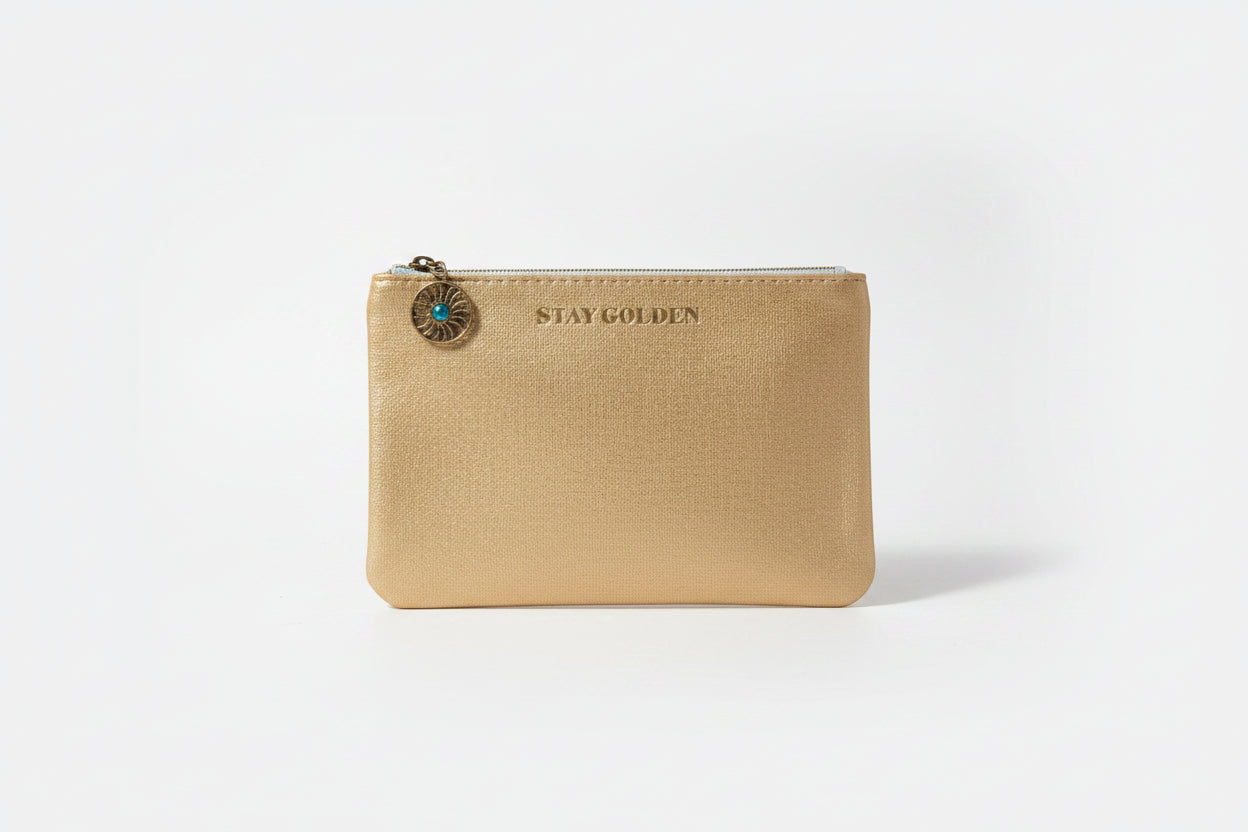 Makeup Bag - Glam Bag - IPSY - 2021 July - Stay Golden