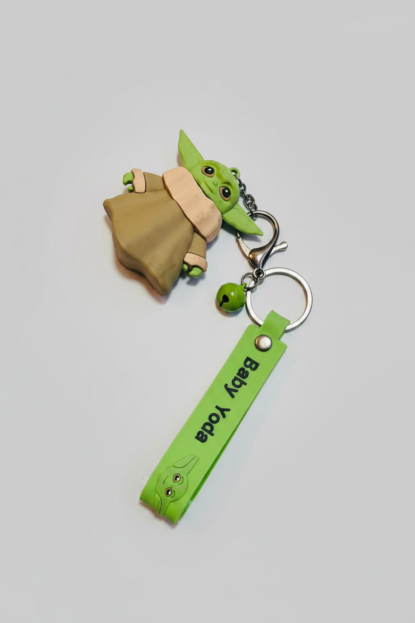Keychain - Baby Yoda - Yoda with Wristlet