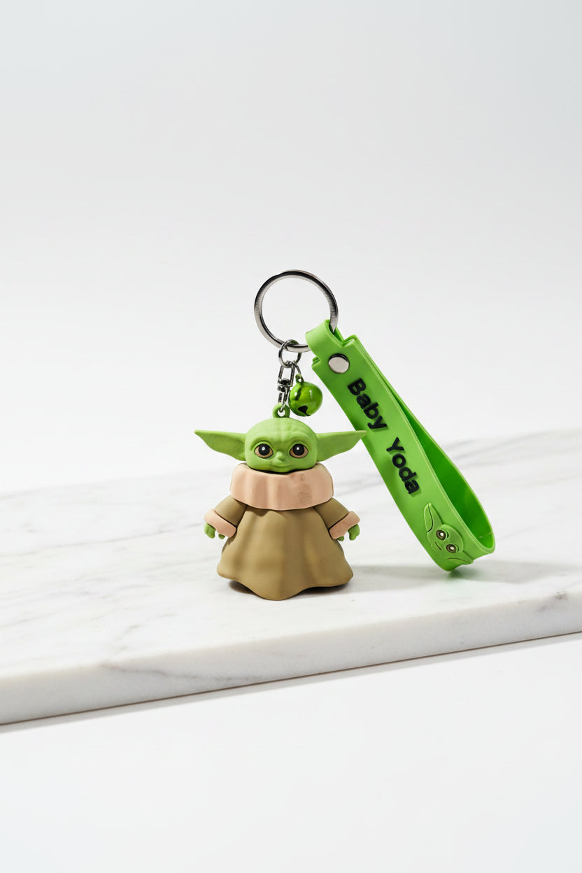 Keychain - Baby Yoda - Yoda with Wristlet