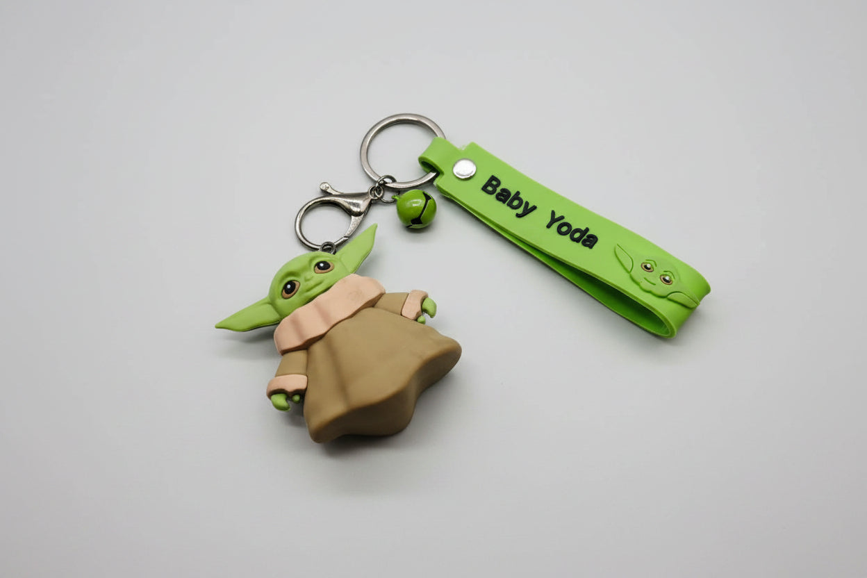 Keychain - Baby Yoda - Yoda with Wristlet