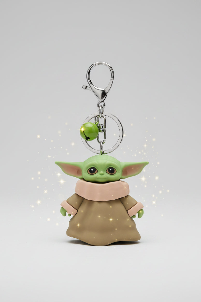 Keychain - Baby Yoda - Yoda with Wristlet