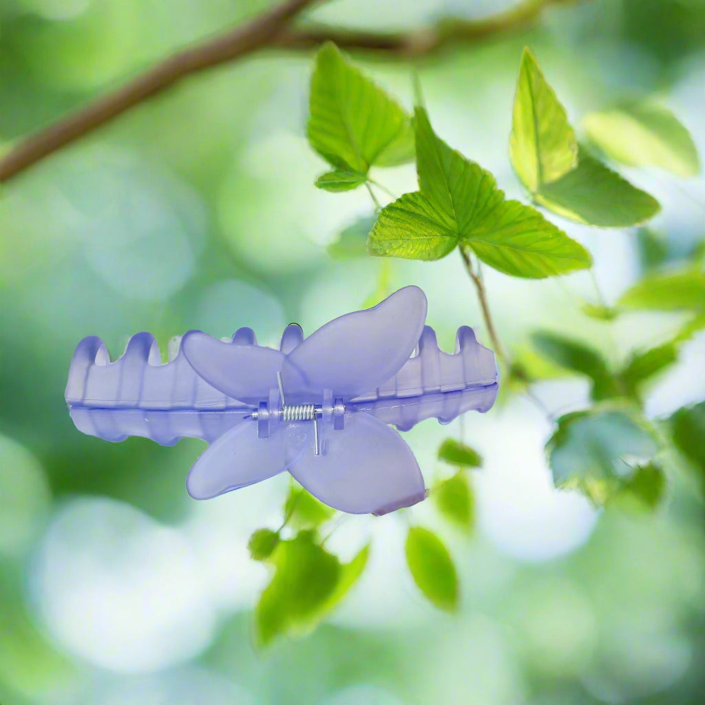 Hair Claw - Purple Butterfly
