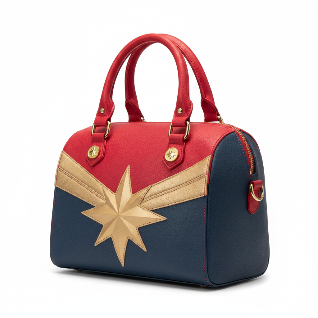 Handbag - Loungefly - Marvel - Captain Marvel Satchel Bag