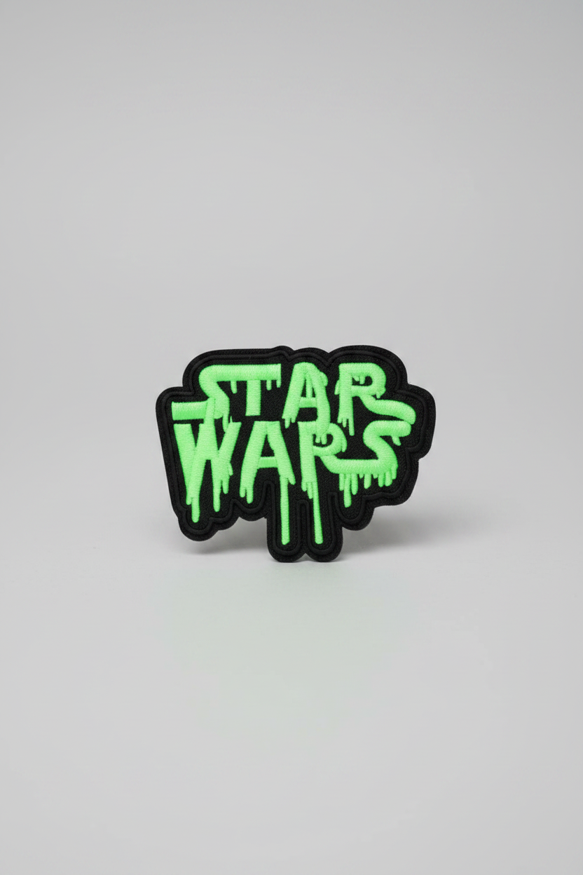 Iron On Patch - STAR WARS - Neon Green - (Horror-themed)