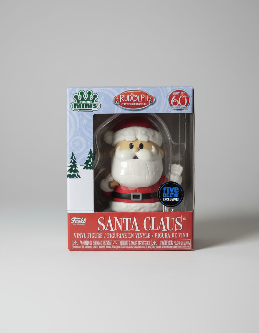 Funko Minis Rudolph the Red Nosed Reindeer - Santa Claus – Old And New ...