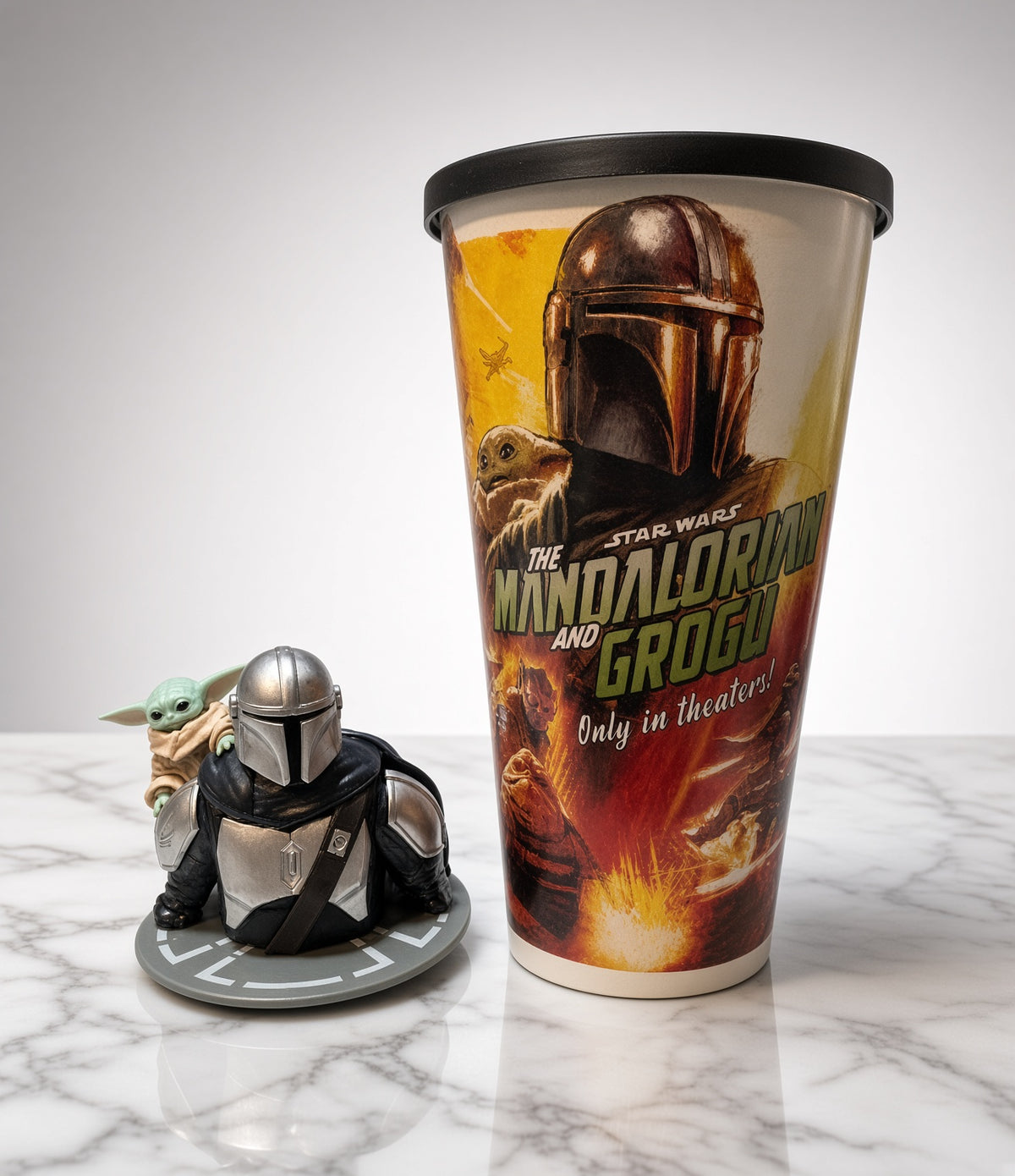 Star Wars - Mandalorian and Grogu - Movie Cup and Topper