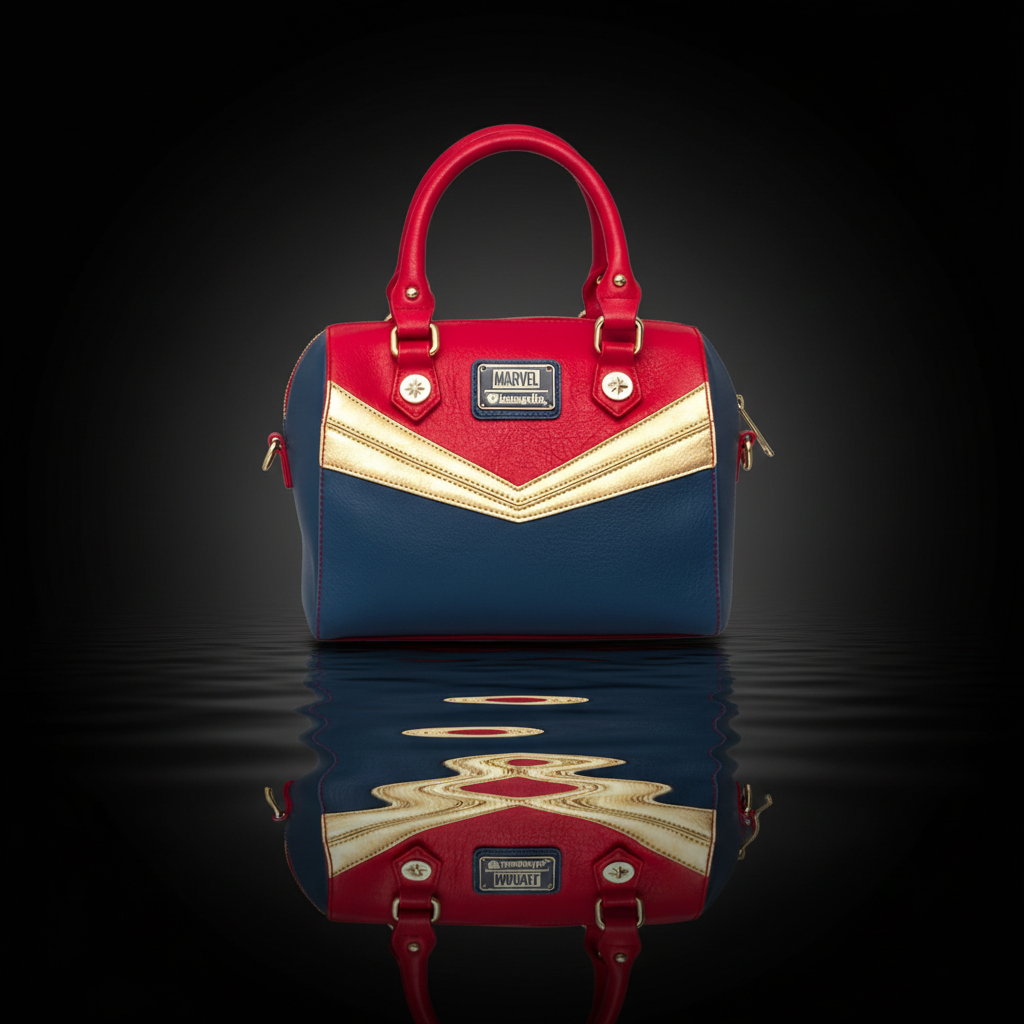 Handbag - Loungefly - Marvel - Captain Marvel Satchel Bag