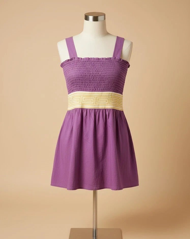 Smock Top - Fashion Terminal inc. - Purple - Size Large