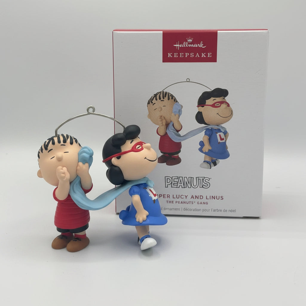 Ornament - Hallmark Keepsake - Peanuts - Super Lucy and Linus - #1067