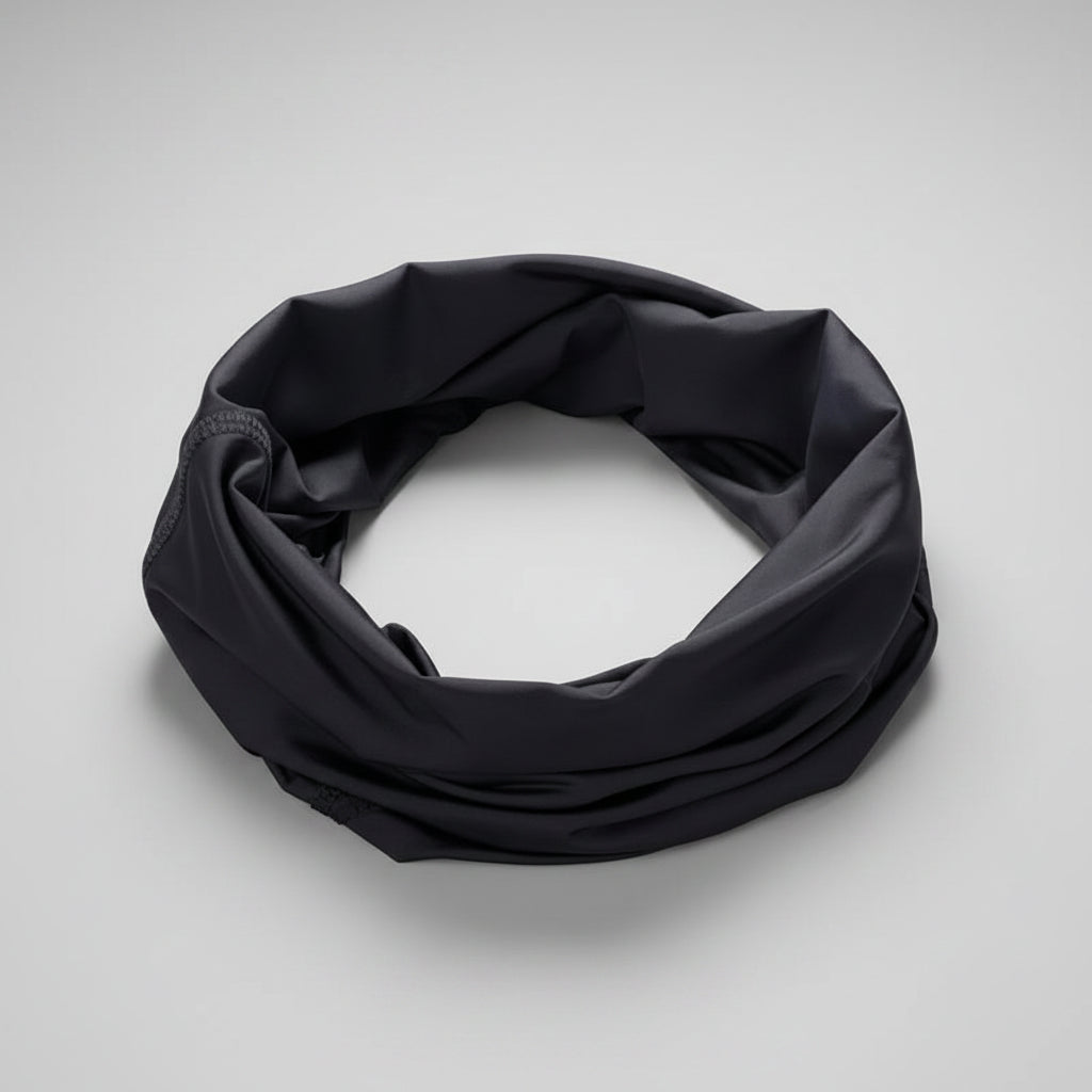 Multi-Functional Black Face Mask Scarf