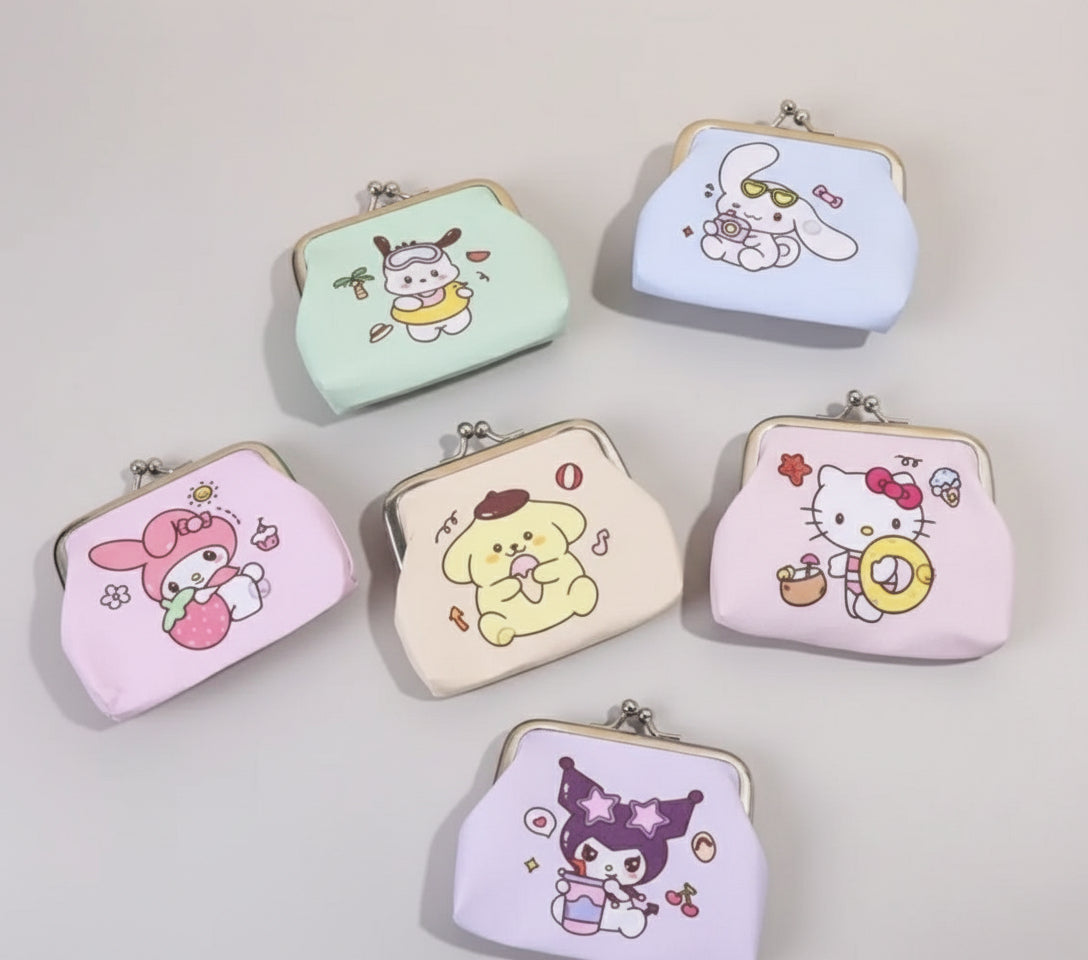 Sanrio - Coin Purse - Pastel Colors