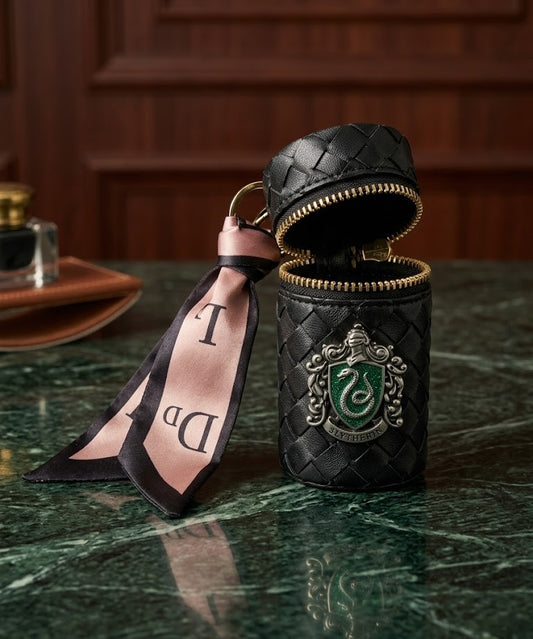 Keychain - Harry Potter - Slytherin - Leather Lipstick Pouch