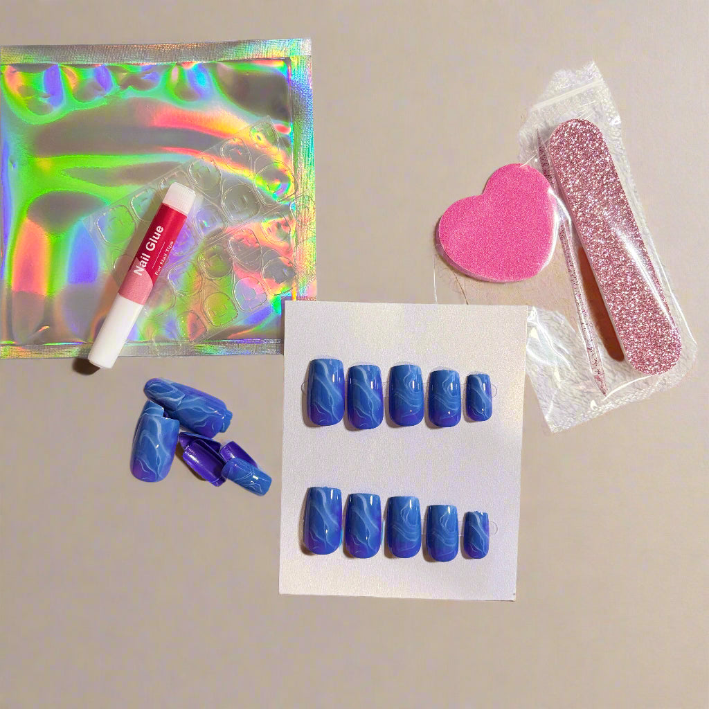 Press on Nails - Ocean Waves