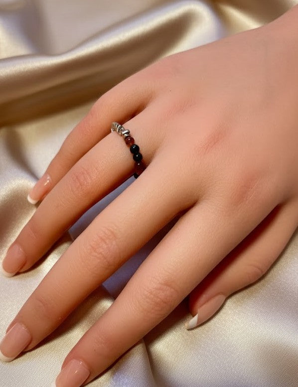 Handmade Seed Beaded Ring