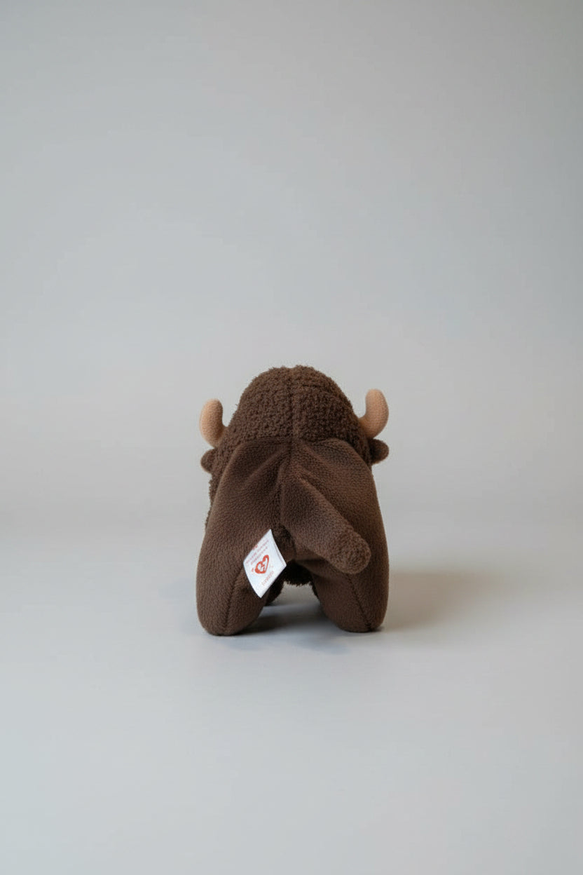 Ty Beanie Baby -  "Roam" Buffalo with Heart Tag