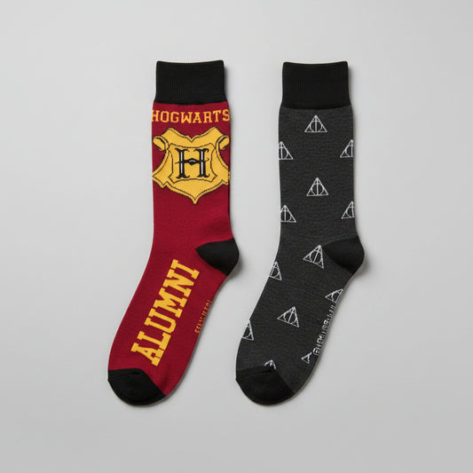 Socks - Hogwarts Alumni - Harry Potter - 2 Pair Set