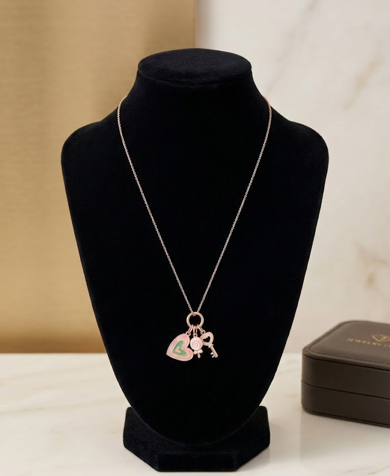 Necklace - Charms with Box Chain - 20"