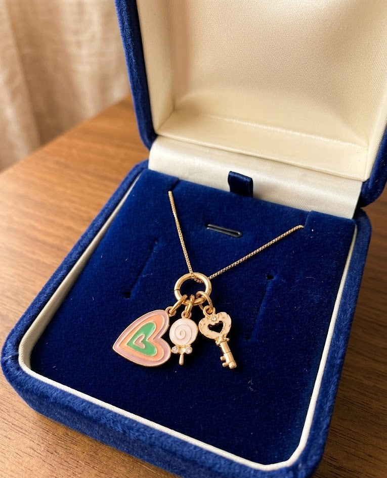 Necklace - Charms with Box Chain - 20"
