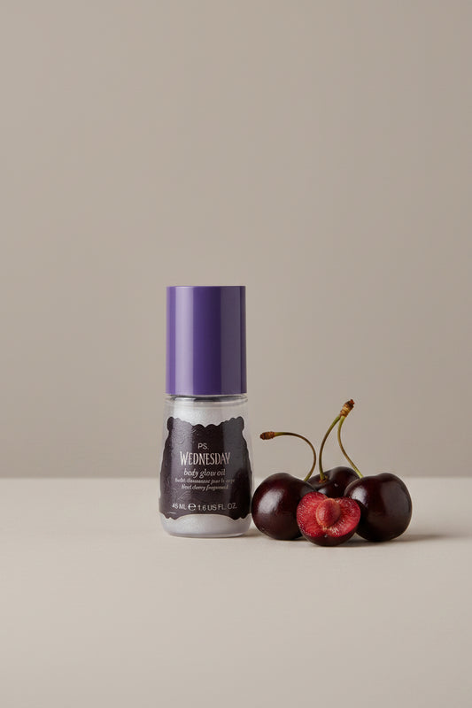 Body Glow Oil - PS... Wednesday - Black Cherry Fragrance