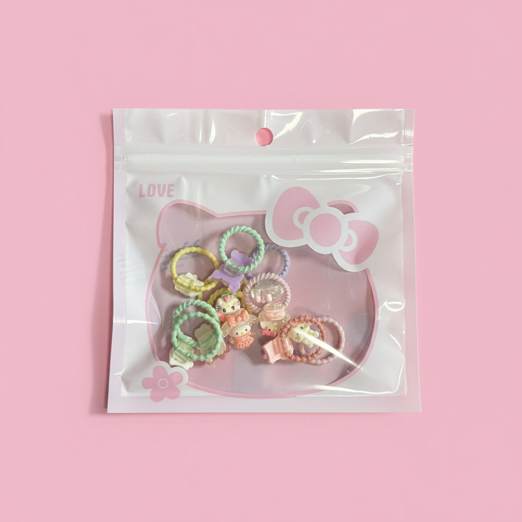 Hair Ties - Hello Kitty and Friends - Set of 8