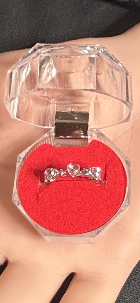 Ring - Pink Passion - Silvertone