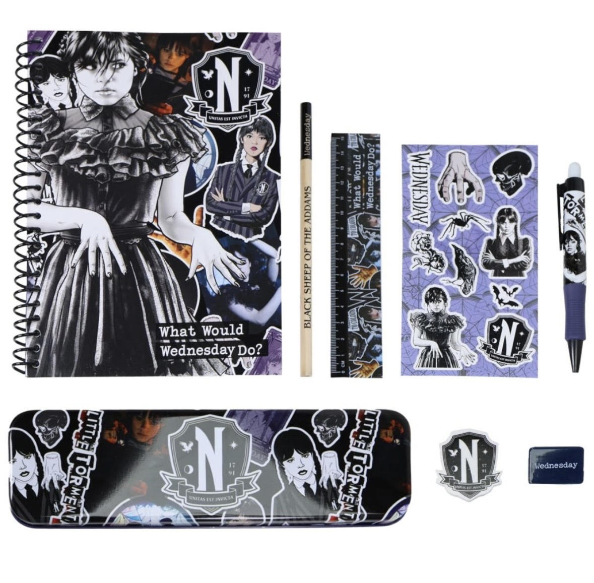 Stationary Set - Wednesday Bumper Stationary Pack