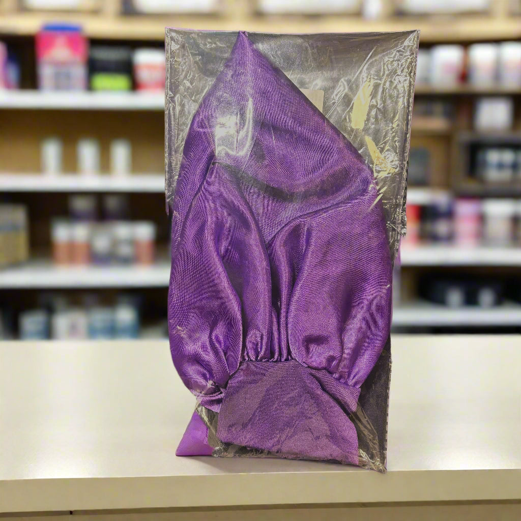 Hair Bonnet - Silk - Purple