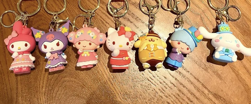Keychain - Hello Kitty and Friends