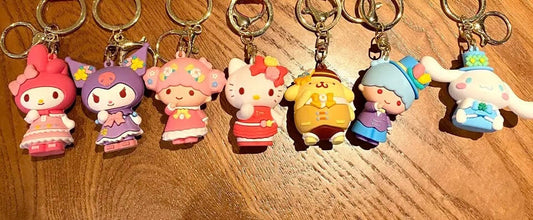 Keychain - Hello Kitty and Friends